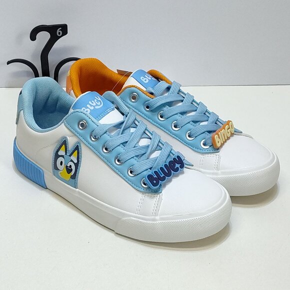 Ground Up Bluey Bingo Court Low Top Sneakers Women Size 6 Fits True To Size NWT - Picture 2 of 10